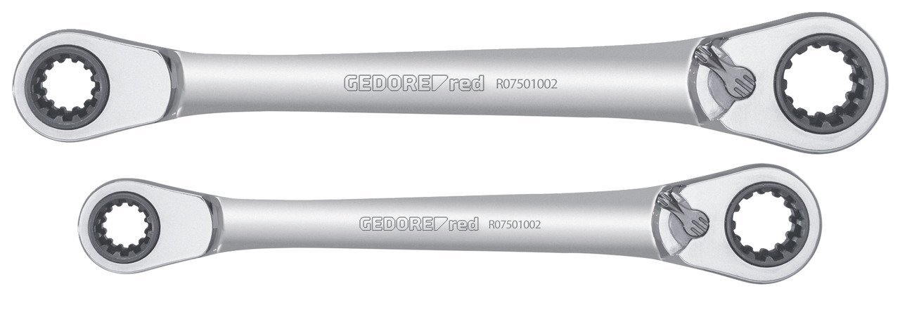 GEDORE R07501002 Doppelringratschenschlüssel-Satz 63 diverse Schlüsselweiten 2-teilig Produktbild img1 L