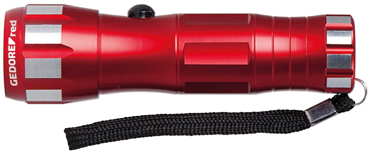 GEDORE R95300017 Taschenlampe 1xLED Weite 25-30m 3xAAA Aluminum Produktbild img1 L