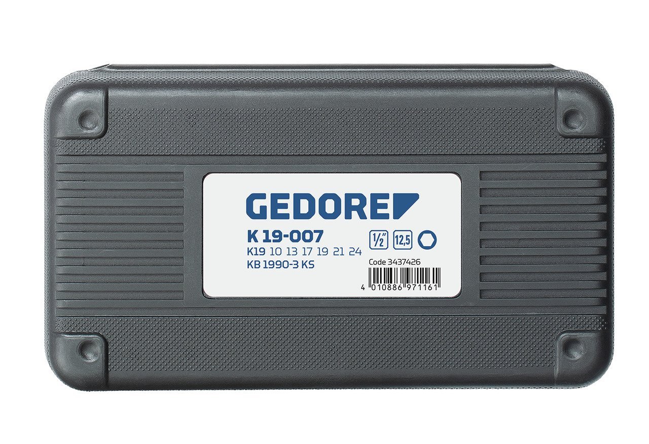 GEDORE K 19-007 Kraftschrauber-Satz 1/2" 7-tlg Produktbild img2 L