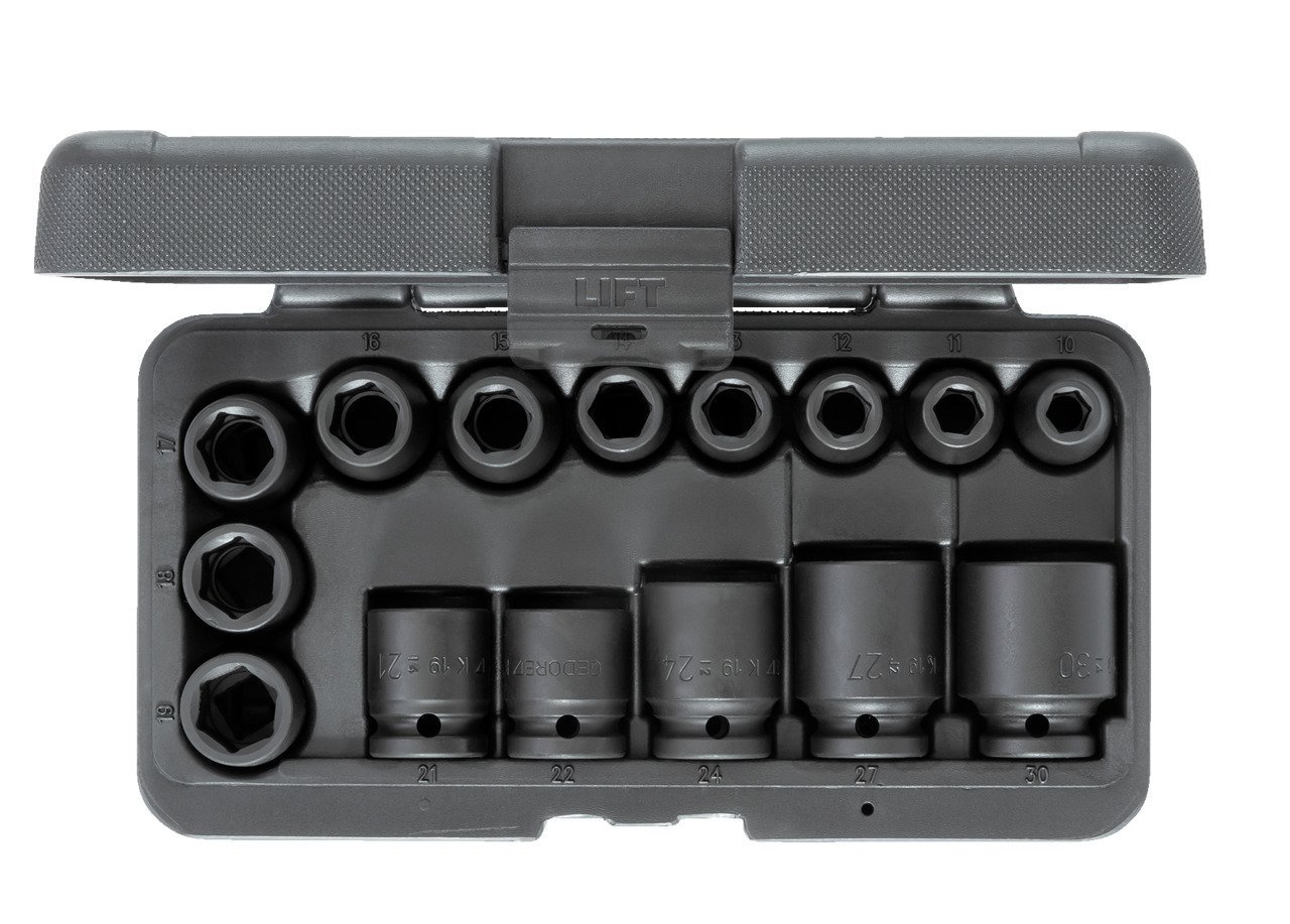 GEDORE K 19-015 Kraftschrauber-Satz 1/2" 15-tlg Produktbild img1 L
