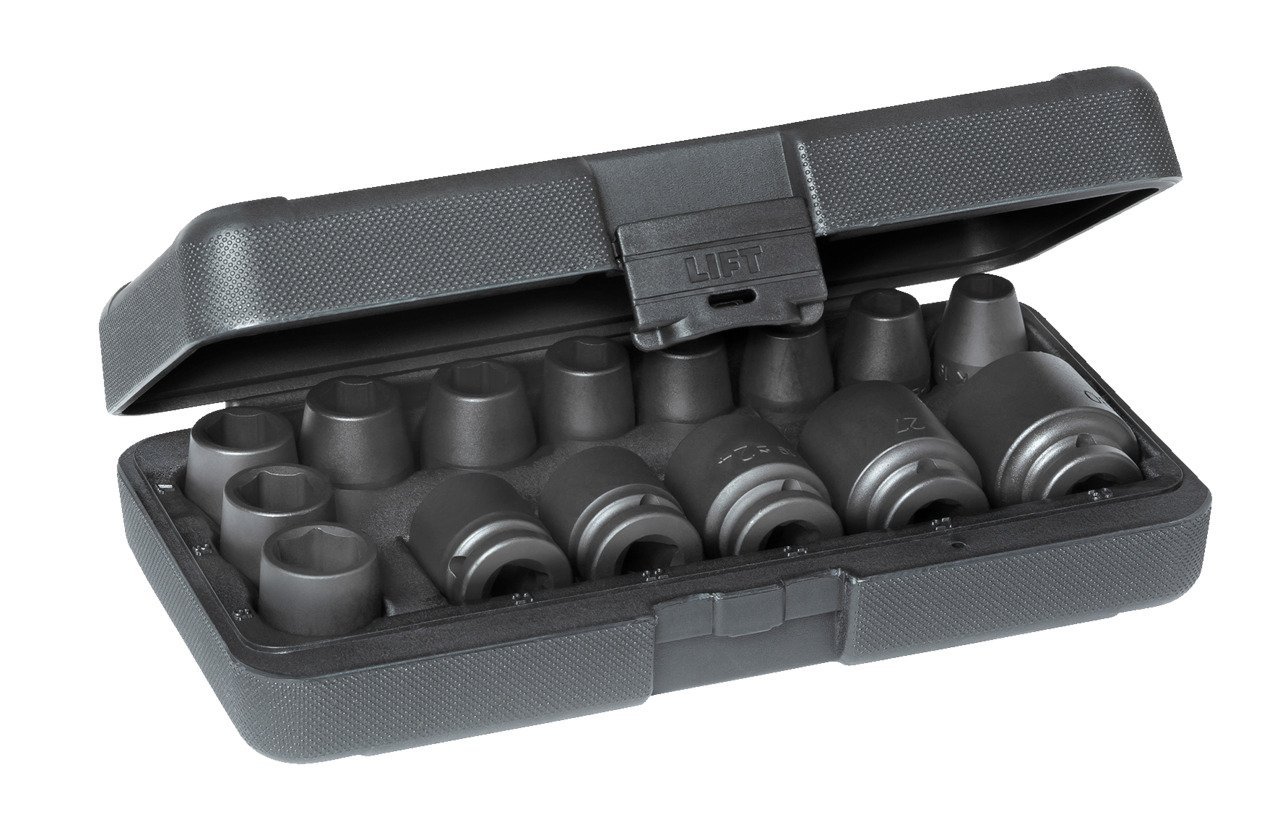 GEDORE K 19-015 Kraftschrauber-Satz 1/2" 15-tlg Produktbild img2 L