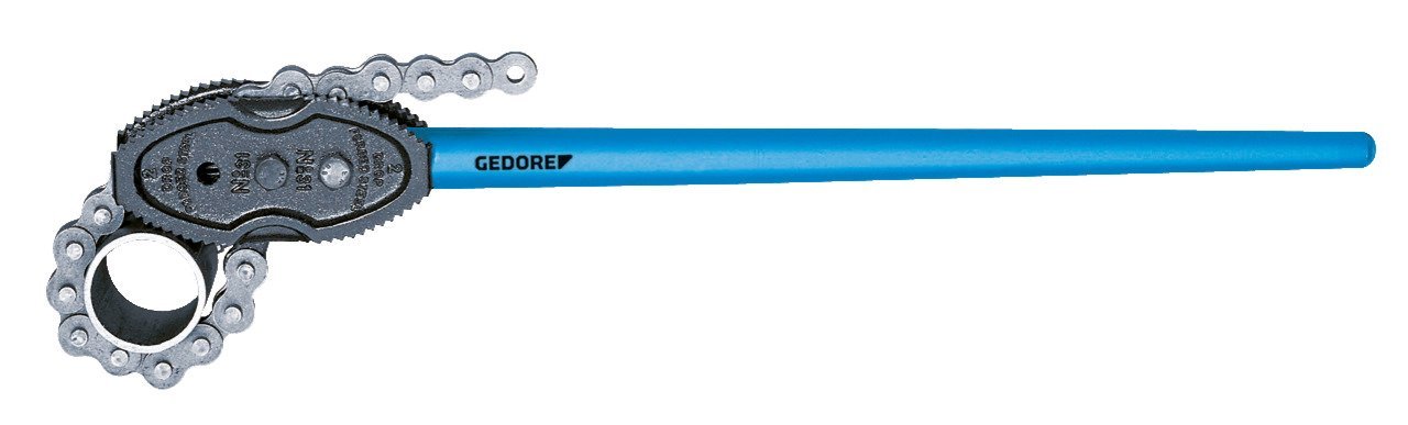 GEDORE 122003 Kettenrohrzange, amerikanisches Modell, 1/4-3" Produktbild img1 L