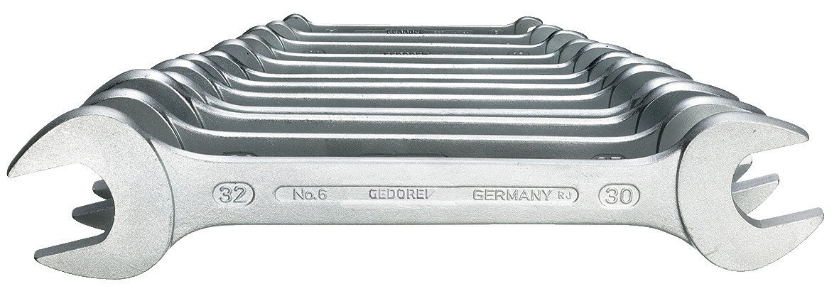 GEDORE 6-122 ISO Doppelmaulschlüssel-Satz 12-teilig 6-34 mm Produktbild img1 L