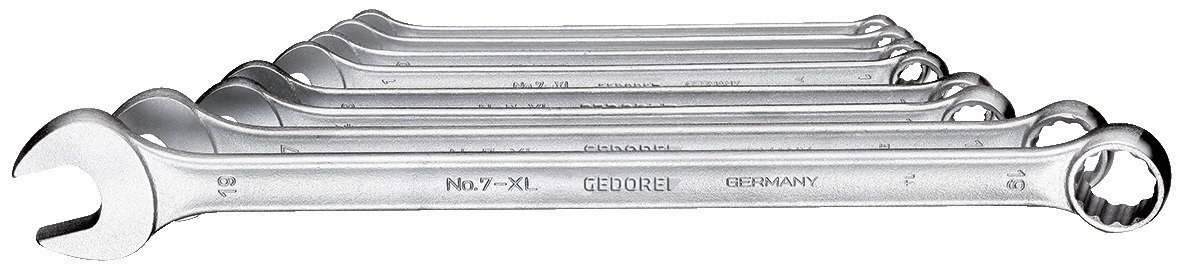 GEDORE 7 XL Ring-Maulschlüssel-Satz extra lang Produktbild img1 L