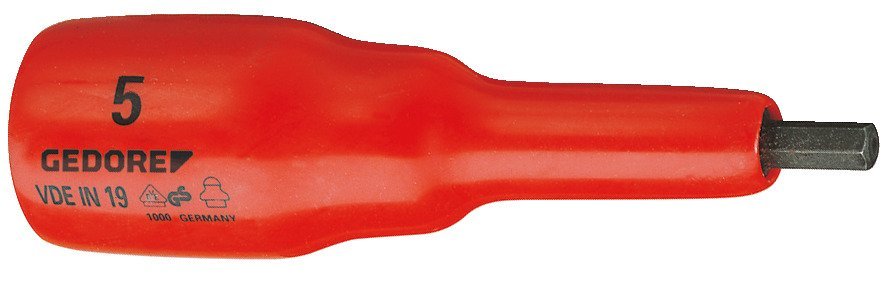 GEDORE VDE IN 19 VDE-Schraubendrehereinsatz 1/2" für Innensechskantschrauben Produktbild img1 L