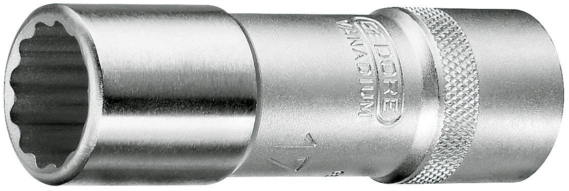 D 19 L (MM) Steckschlüsseleinsatz 1/2" 12-kant UD-Profil, lang Produktbild img1 L