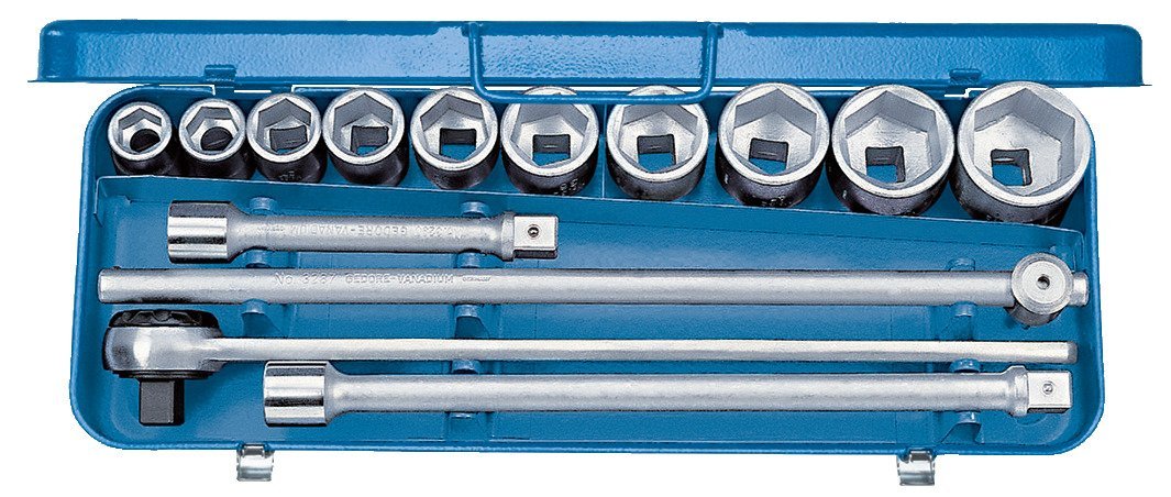 32 EMZ Steckschlüssel-Satz 3/4" 14-teilig 6-kant 22-50 mm Produktbild img1 L