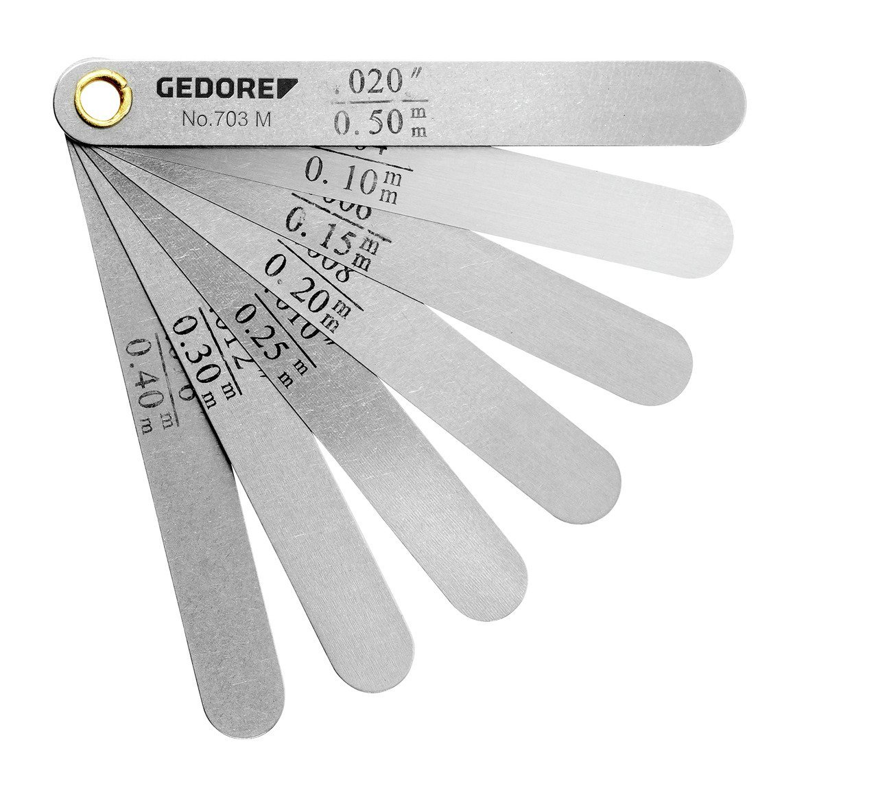 GEDORE 703 M Ventil-Fühlerlehre 0,1 - 0,5 mm Produktbild img1 L