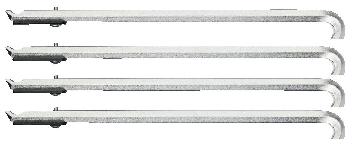 GEDORE 1.29/30 Abzughaken-Satz, 4-teilig, 178 mm, mit Abstandshaltern Produktbild img1 L