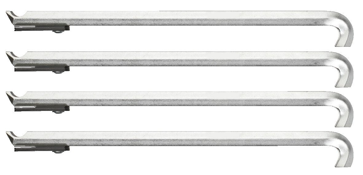 GEDORE 1.29/35 Abzughaken-Satz, 4-teilig, 178 mm, mit Abstandshaltern Produktbild img1 L