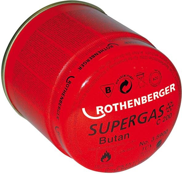 Gaskartusche C200 330ml 0-1800°C Butan-Propan-Gasmischung Rothenberger Produktbild img1 L