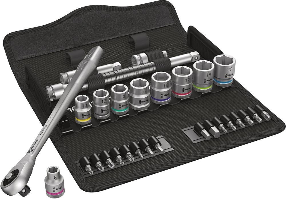 Steckschlüssel-Garnitur 3/8" ZYKLOP push 29-teilig Wera Produktbild img1 L