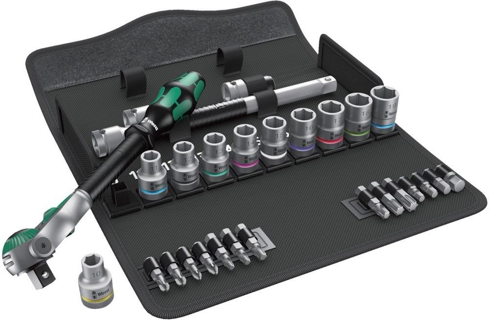 WERA Steckschlüssel-Garnitur 1/2" ZYKLOP speed 28-teilig Produktbild img1 L