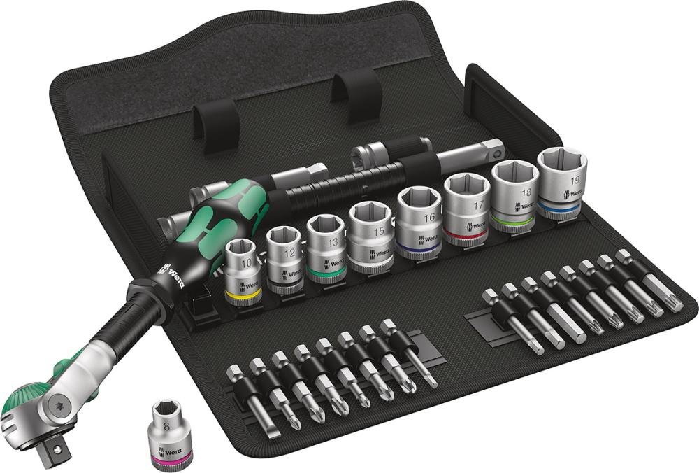 WERA Steckschlüssel-Garnitur 3/8" ZYKLOP speed 29-teilig Produktbild img1 L