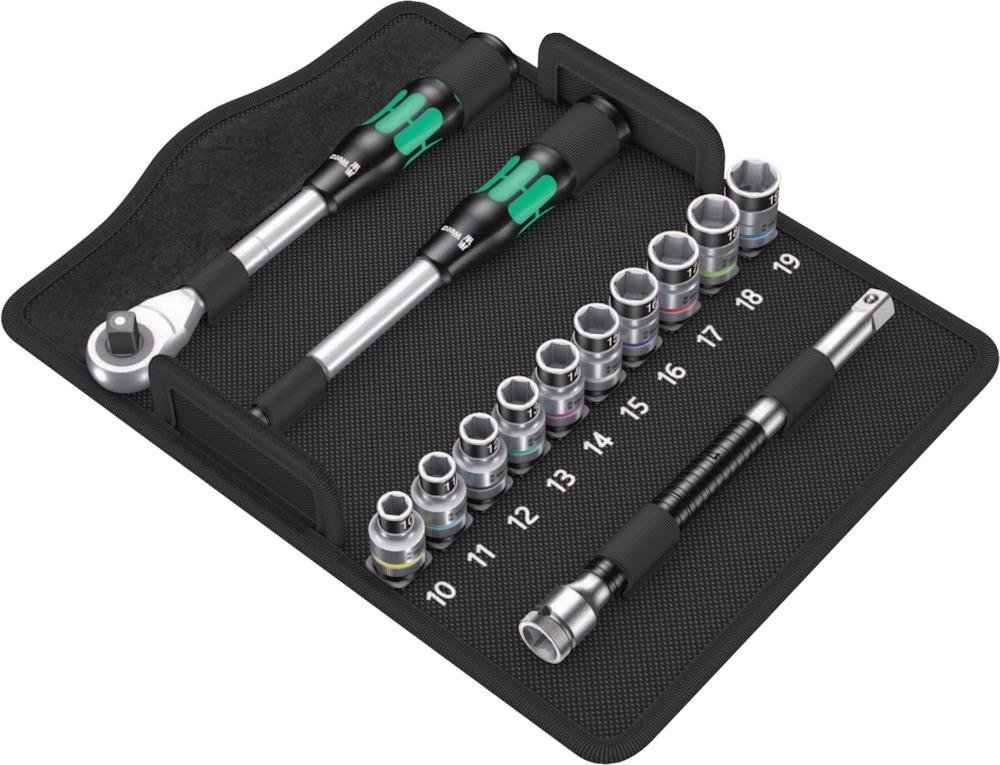 WERA Steckschlüssel-Garnitur 1/2" ZYKLOP Hybrid 13-teilig Produktbild img1 L