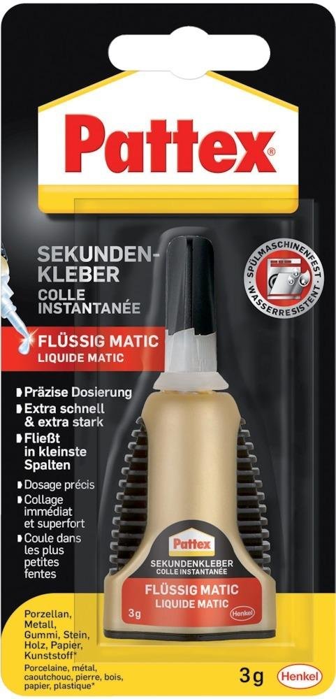 Pattex Sekundenkleber Matic flüssig 3g Produktbild img1 L