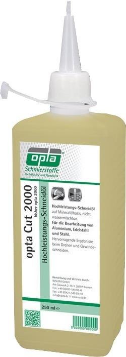 OPTA Hochleistungs- Schneidöl Opta Cut 2000 nicht wassermischbar 250ml Flasche Produktbild img1 L