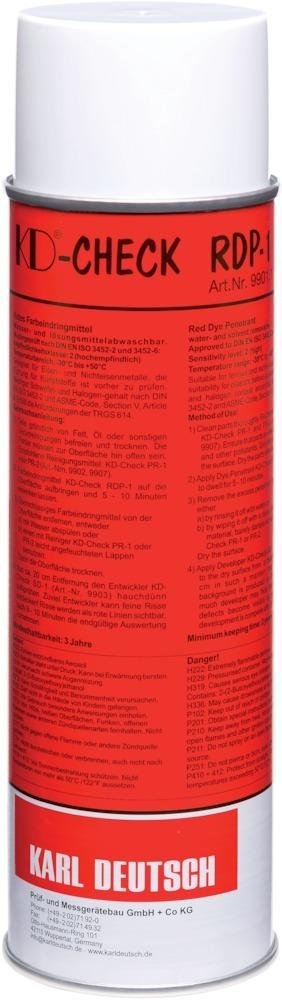 Farbeindringmittel-Spray 500ml rot KD-Check RDP-1 Produktbild img1 L