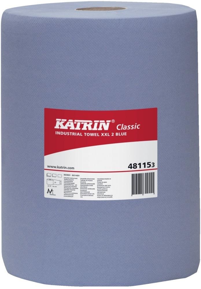 Katrin Classic XXL 2 blue laminated 38x36 cm Rolle mit 500 Blatt Produktbild img1 L