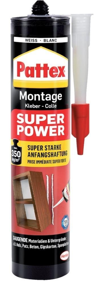 Pattex Montage Super Power 370g weiß Produktbild img1 L