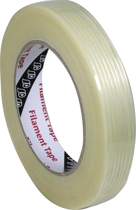 Filament Klebeband 50m x 19mm, transparent längsverstärkt Produktbild img1 L