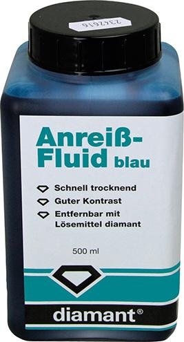 Anreiß-Fluid 500ml blau DIAMANT Produktbild img1 L