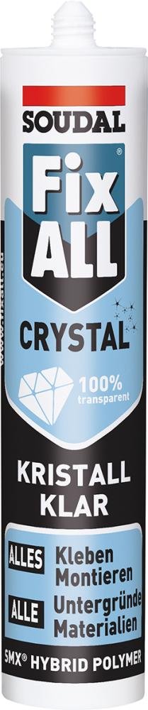 Fix ALL CRYSTAL 290ml glasklar SOUDAL FIX ALL Produktbild img1 L
