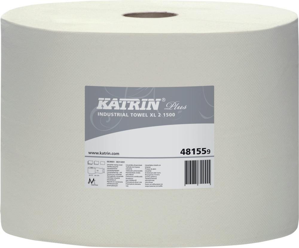 Putzpapier Katrin weiß 26,5x38cm 1500 Blatt 2-l. Produktbild img1 L