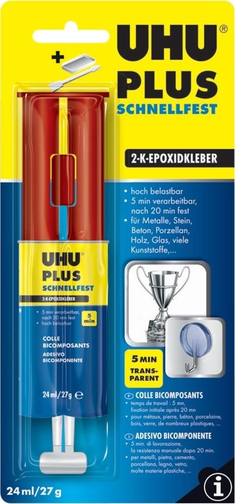 UHU plus schnellfest 2K-Spritze 24ml/27g Produktbild img1 L