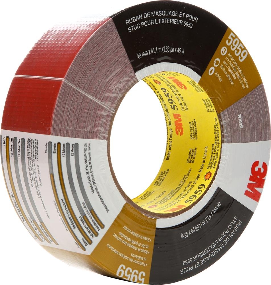 Gewebe-Klebeband Premium 5959 50mmx41,1m rot 3M Produktbild img1 L