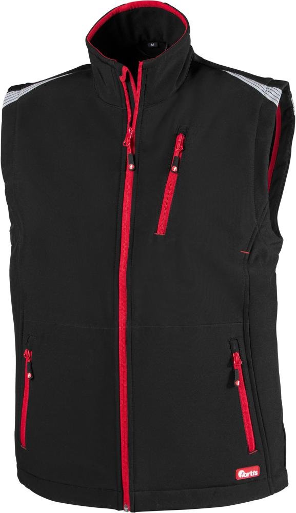 FORTIS Herren Weste 24, schwarz/rot Gr.L Produktbild img1 L