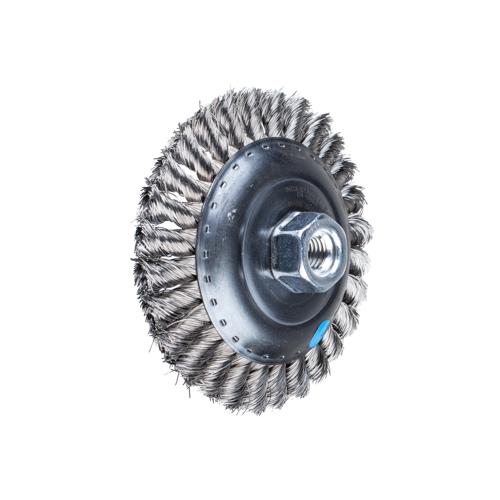 PFERD TOOLS Kegelbürste gezopft KBG Ø 125x15 mm M14 Edelstahl-Draht-Ø 0,35 mm Winkelschleifer Produktbild img1 L