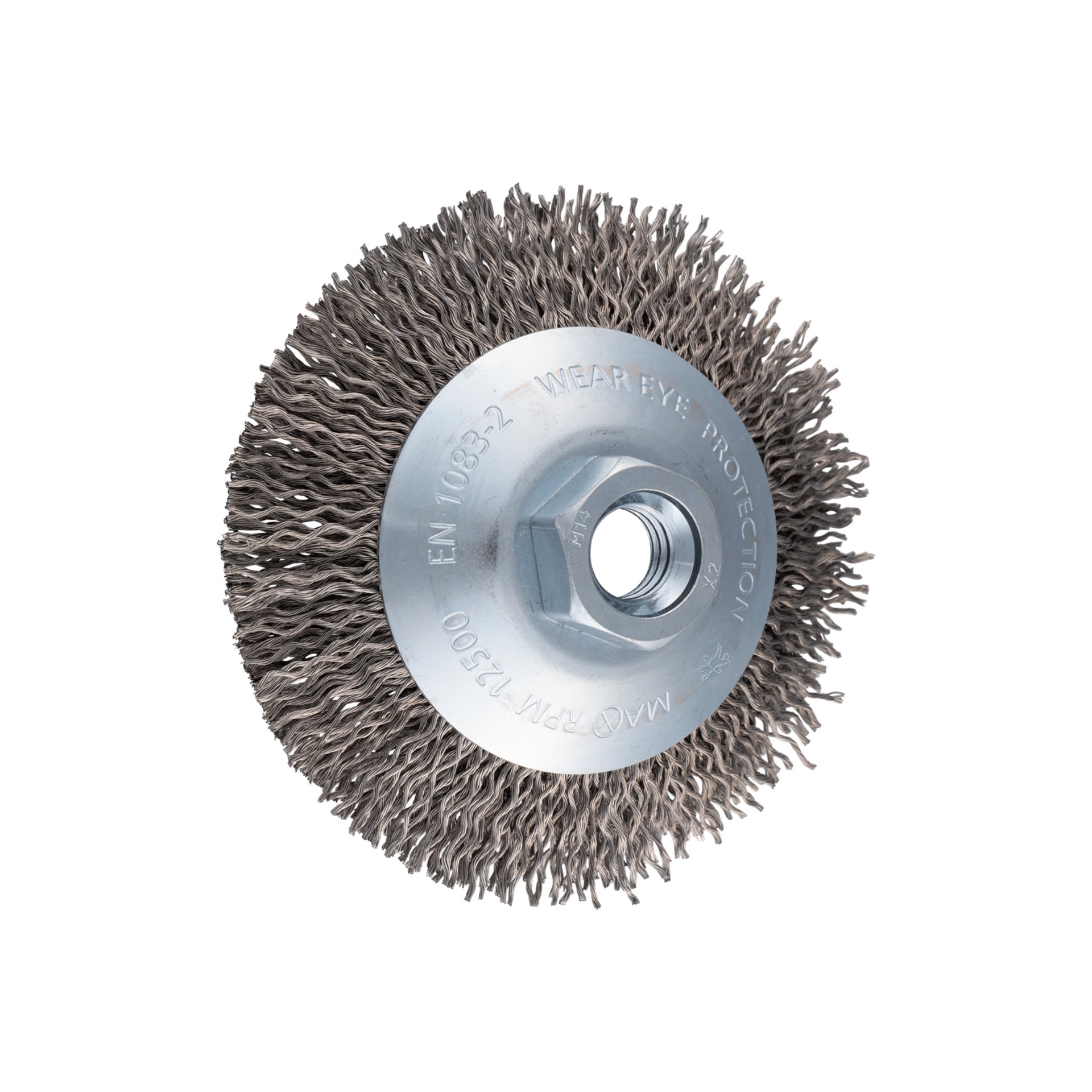 PFERD TOOLS Kegelbürste ungezopft KBU Ø 100x10mm M14 Edelstahl-Litzen-Draht-Ø 0,30 mm Winkelschleifer Produktbild img1 L