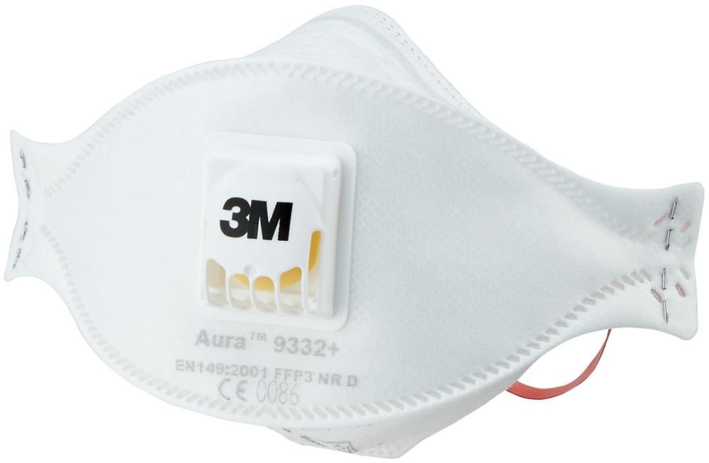 3M Partikelmaske Aura 9332+ FFP3 V Produktbild img1 L