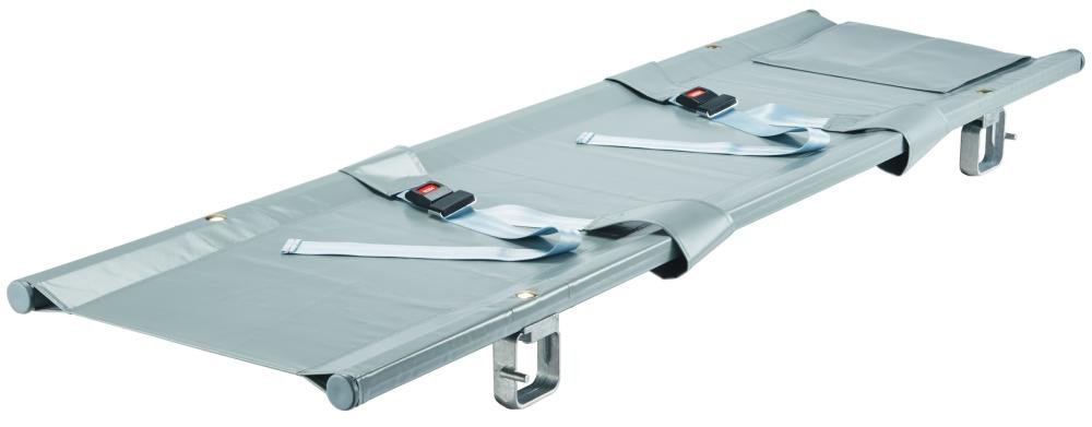 Krankentrage DIN 13024 B556xL2302xH137 mm 1xklappbar,4Gleitfüße Chemiefasergewebe Produktbild img1 L