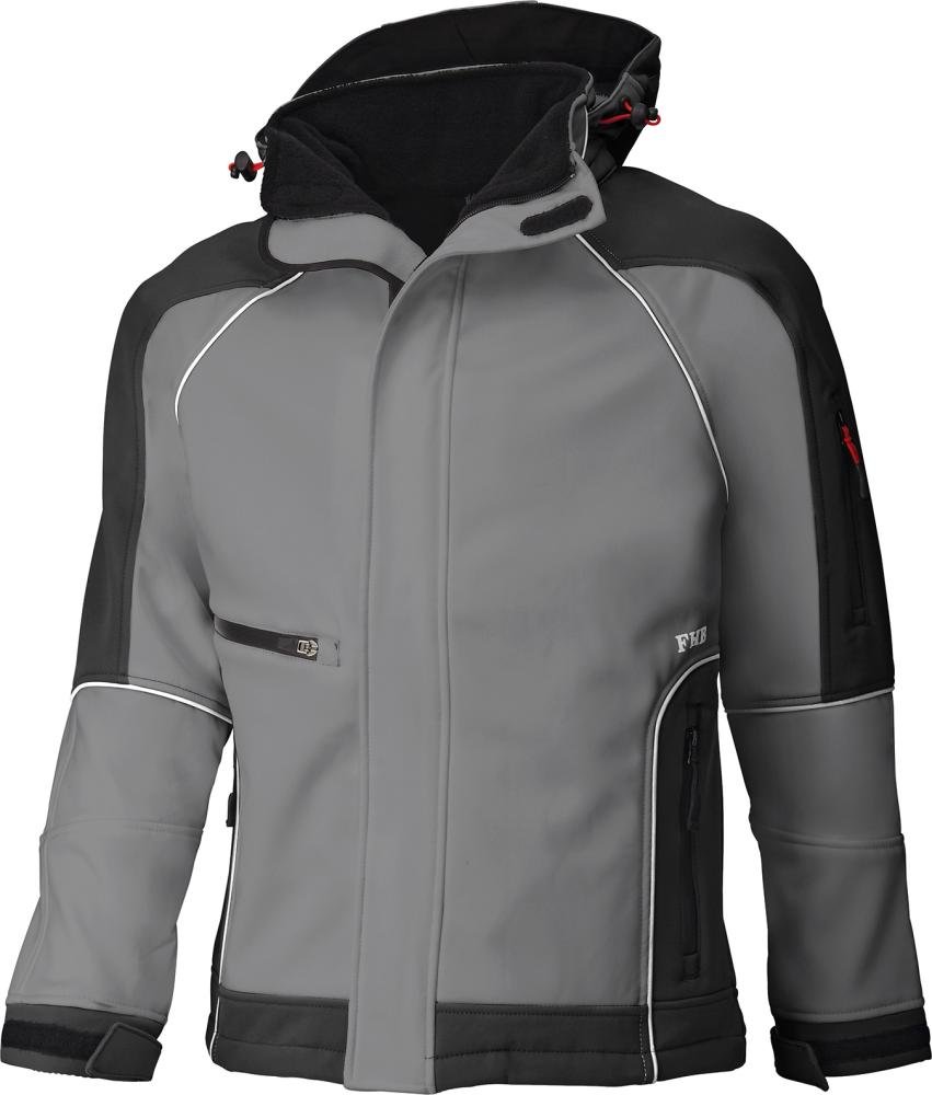 Softshelljacke Walter, grau-schwarz, Gr.L Produktbild img1 L