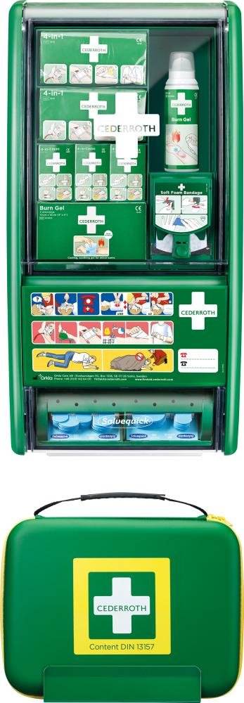 CEDERROTH Erste-Hilfe- Brandwunden-Station DIN 13157 Produktbild img2 L