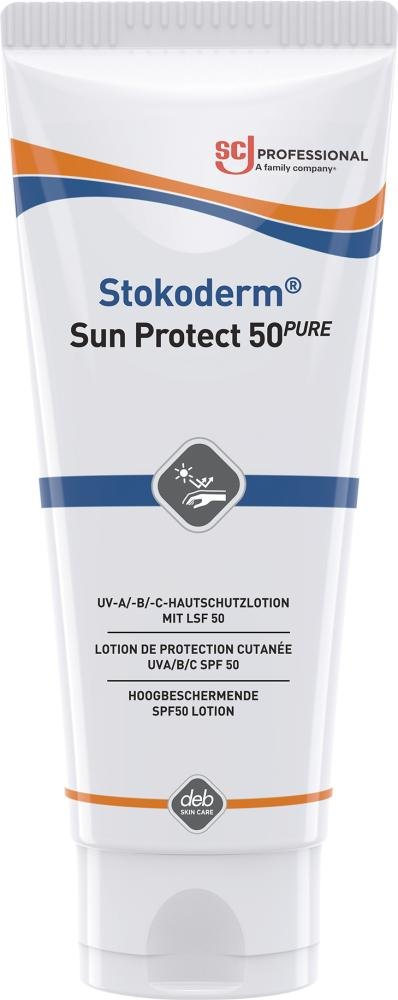 Stokoderm Sun Protect 50 PURE UV-Hautschutz 100 ml Tube Produktbild img1 L