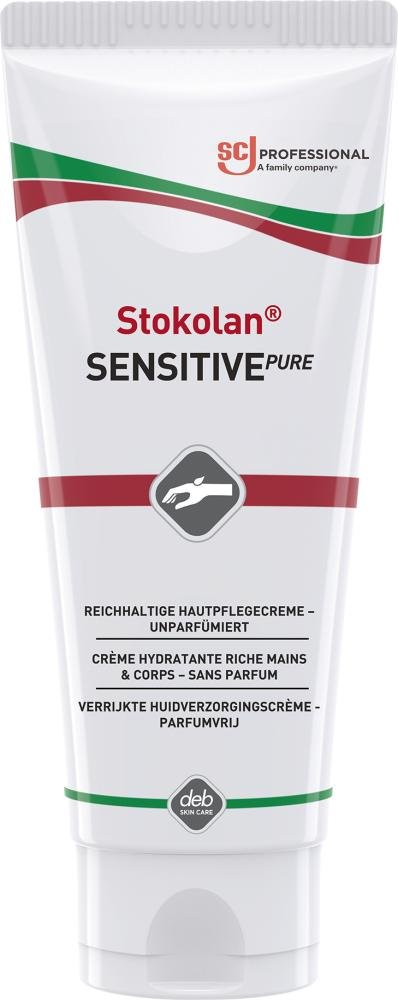 Stokolan Sensitive PURE Hautpflegecreme 100 ml Tube empfindliche Haut Produktbild img1 L