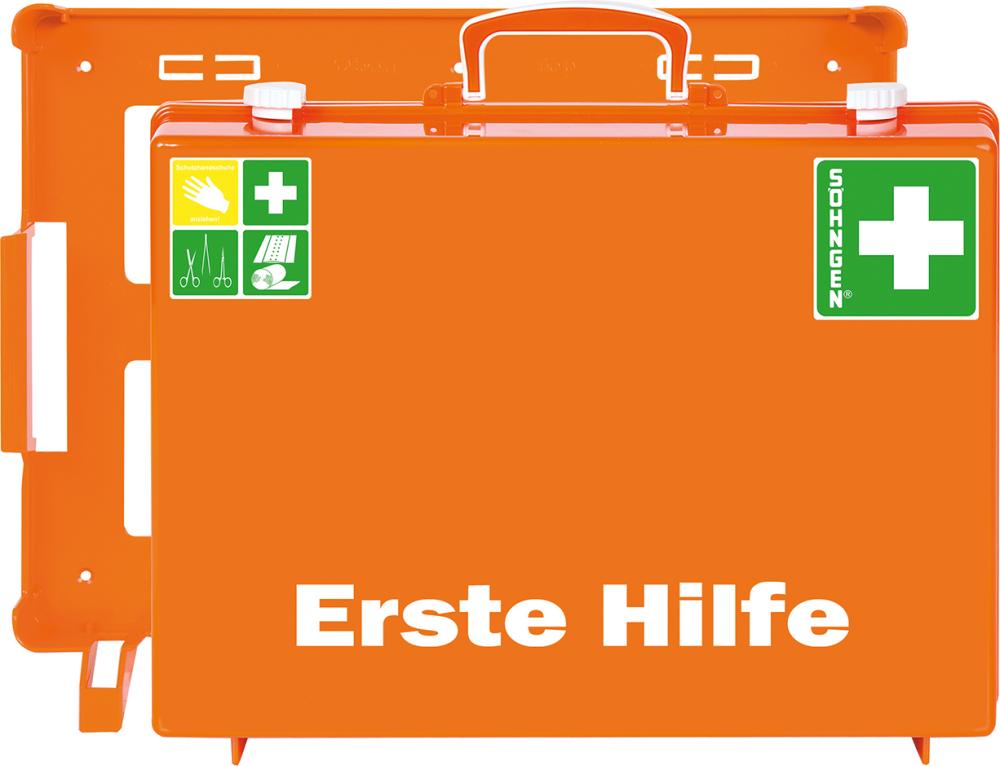 SÖHNGEN Erste-Hilfe-Koffer MT-CD ABS orange DIN 13169 mit Erweiterung Produktbild img2 L