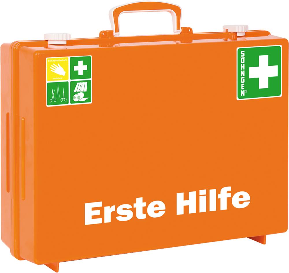 SÖHNGEN Erste-Hilfe-Koffer MT-CD ABS orange DIN 13169 mit Erweiterung Produktbild img4 L