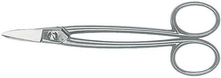 Erdi Goldschmiedeschere gebogen vernickelt mit Griffaugen 175mm Erdi Produktbild img1 L