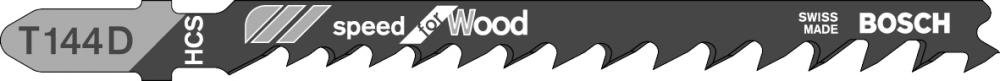 Stichsägeblatt für weiches Holz, gerader, grober Schnitt, Bosch Produktbild img2 L