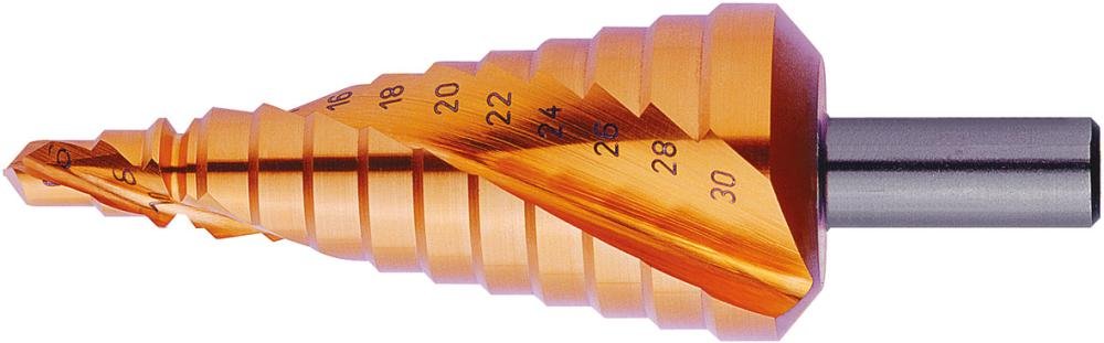 FORUM Universal-Stufenbohrer spiralgenutet, TiN-beschichtet Produktbild img1 L