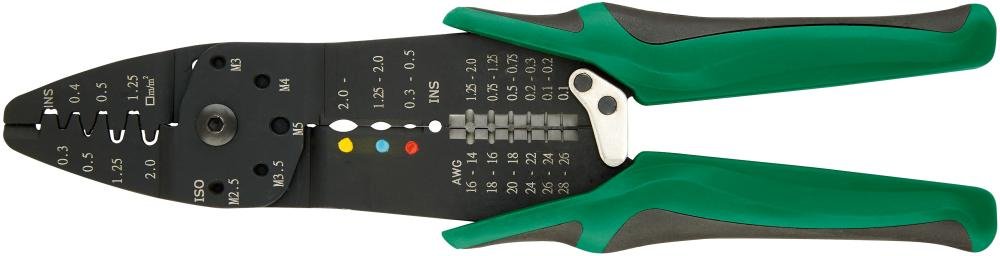 FORTIS Crimpzange für isolierte Kabelschuhe 0,5-6mm² Produktbild img1 L