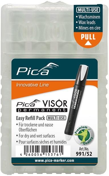 PICA Minenset für Permanentmarker Visor wasserfest weiß 4 Stück Produktbild img1 L
