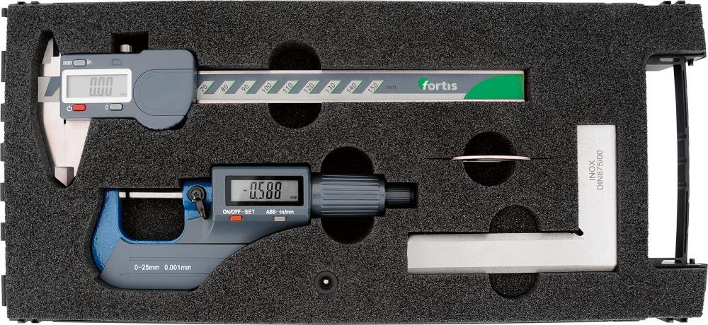 FORTIS Digital-Messzeug-Satz 3-teilig Produktbild img1 L