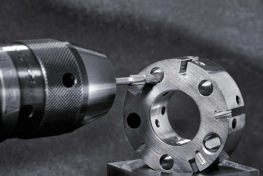 LESSMANN Miniatur-Pinselbürste Stahl gewellt 5x0,1mm Produktbild img2 L