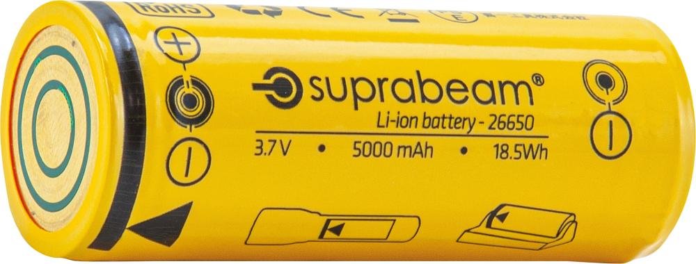 SUPRABEAM Ersatzakku passend zu Q7xr & Q7xrs Produktbild img1 L