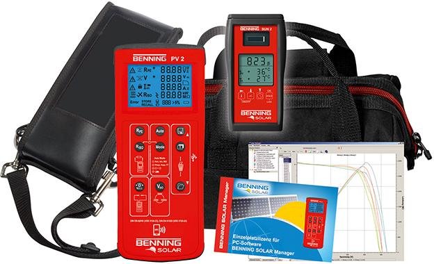 Kennlinienmessgeräte-Set PV 2 SET Benning Produktbild img1 L